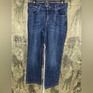 Lee Dark Blue Straight-Leg Women's Jeans